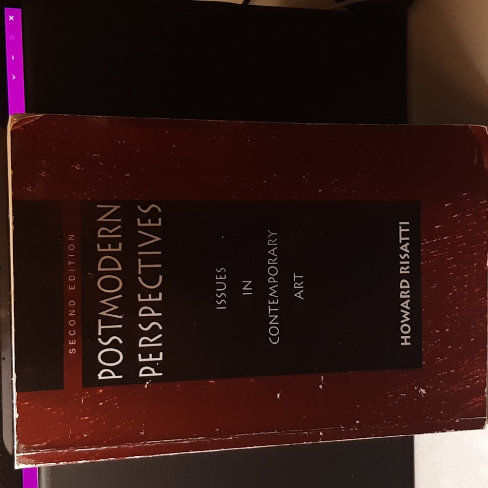 1/2 PRICE🔻Postmodern Perspectives Issues in Contemporary Art Book